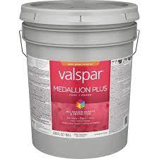 Valspar® Medallion® Plus Exterior Paint + Primer Semi-Gloss 5 Gallon Pastel Base (5 Gallon, Pastel Base)
