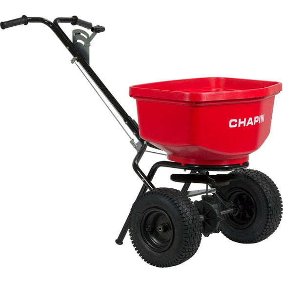 CHAPIN CONTRACTOR TURF SPREADER (100 LB, RED)