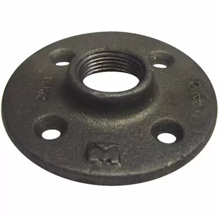 Southland Black Floor Flange 150# Malleable Iron Threaded Fittings 3/8