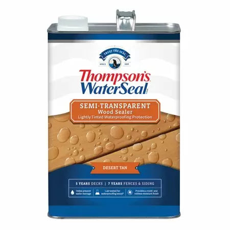 Thompson’s® WaterSeal® Semi-Transparent Wood Sealer 1 Gallon Desert Tan (1 Gallon, Desert Tan)