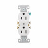 Eaton Cooper Wiring Residential Grade Duplex Receptacle 15A, 125V White (125V, White)