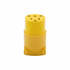 Eaton Cooper Wiring Arrow Hart Straight Blade Connector 15A ,125V Yellow (125V, Yellow)