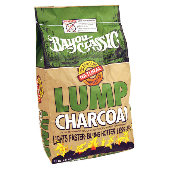 Bayou Classic Natural Lump Charcoal - Large Bag (18 lb)