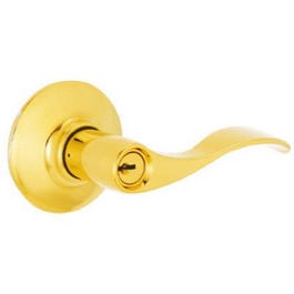 Bright Brass, Accent Design, Entry Lever Lockset