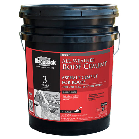 Black Jack® All-Weather Roof Cement 4.75 Gallon (4.75 Gallon)