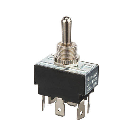 NSI Industries 78100TQ Toggle Switch 2-Pole DPDT On-Off-On 125/250 Volt AC 15/10 Amp
