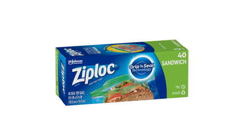 ZIPLOC® Brand Sandwich Bags (6-1/2 x 5-7/8)