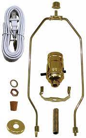 Atron LA801 Lamp Kit With 9 in Brass Harp (9 in.)