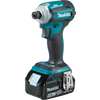 Makita 18V LXT® Lithium‑Ion Brushless Cordless Quick‑Shift Mode™ 4‑Speed Impact Driver Kit (5.0Ah)