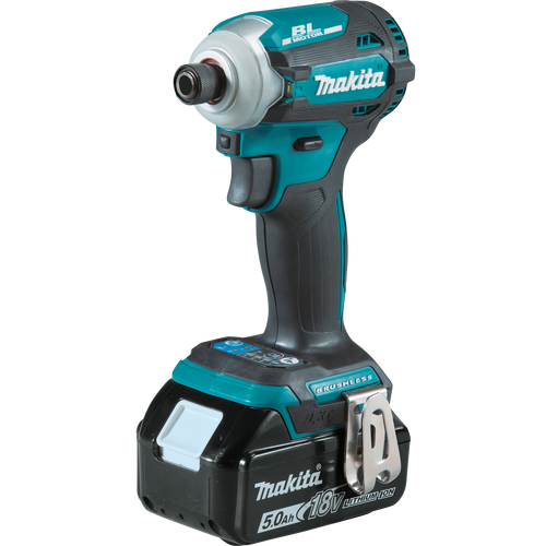 Makita 18V LXT® Lithium‑Ion Brushless Cordless Quick‑Shift Mode™ 4‑Speed Impact Driver Kit (5.0Ah)