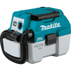 Makita 18V LXT® Lithium‑Ion Brushless Cordless 2 Gallon HEPA Filter Portable Wet/Dry Dust Extractor/Vacuum, Tool Only