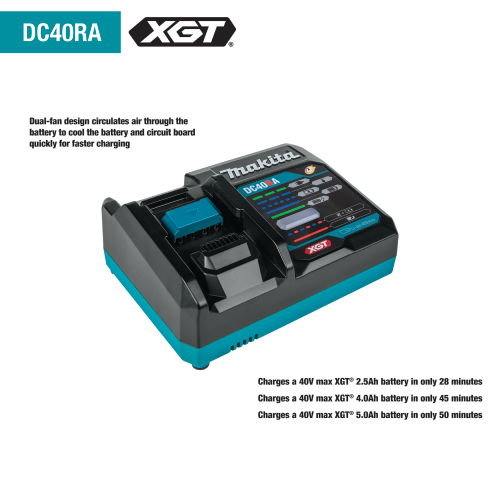 Makita 40V max XGT® Brushless Cordless Hammer Driver‑Drill Kit (2.5Ah)