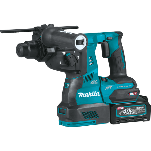 Makita 40V max XGT® Brushless Cordless SDS‑PLUS AVT® Rotary Hammer Kit AFT® AWS® Capable (4.0Ah)