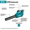 Makita XBU03SM1 18V LXT® Lithium‑Ion Brushless Cordless Blower Kit (4.0Ah)