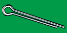 Monster Fastener Zinc Plated Steel Cotter Pins