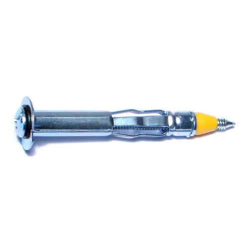 Monster Fastener Zinc Plated Steel Coarse Thread Pan Head Long Hollow Wall Drive Anchors