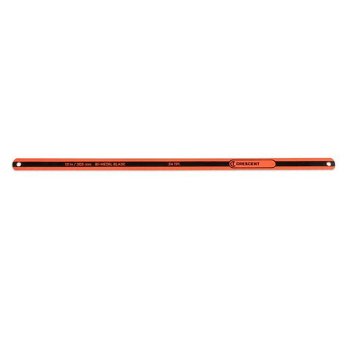 Crescent 12 Bi-Metal Hacksaw Replacement Blade, 24 TPI - 6 Pack