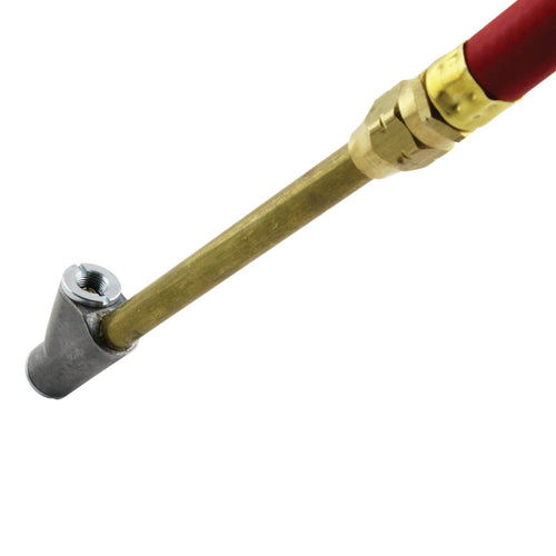 Milton® Tire Inflator Gauge with Dual Head Straight Foot Air Chuck 15” Air Hose 10-160 PSI