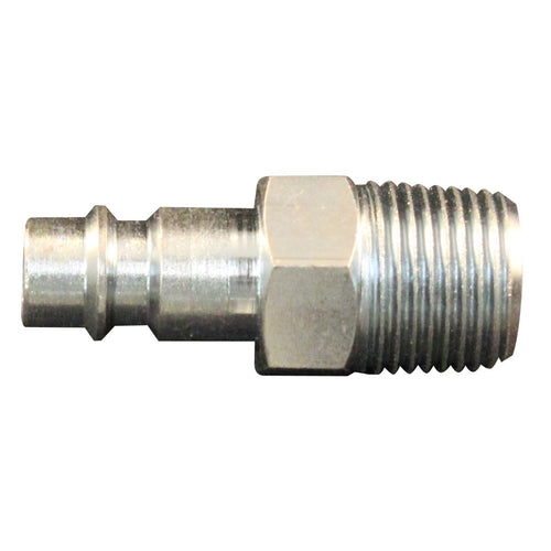 Milton HIGHFLOWPRO® 3/8 MNPT V-Style/Euro Interchange Steel Air Plug Fitting (High Volume Low Pressure Application)