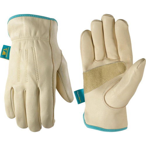 Wells Lamont Women’s HydraHyde® Leather Shirred Wrist Gloves