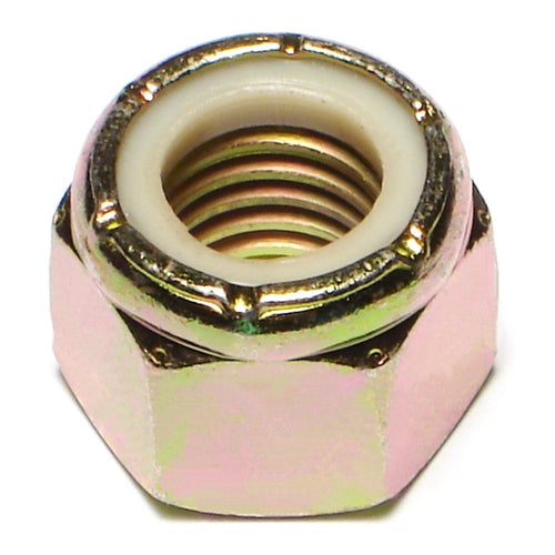 Monster Fastener Zinc Plated Grade 8 Steel Coarse Thread Nylon Insert Lock Nuts