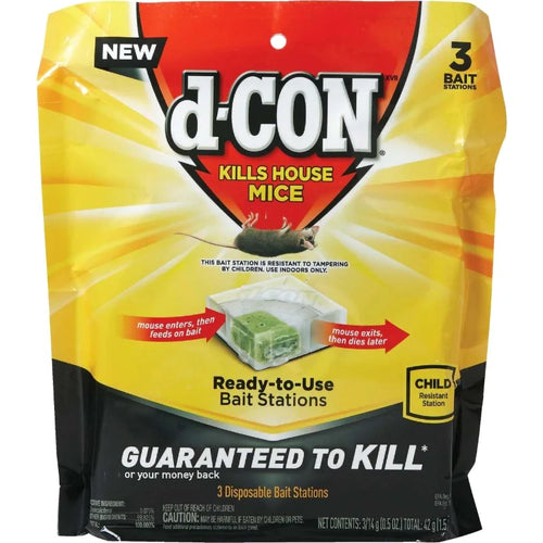 d-CON Disposable Corner Fit Mouse Bait Station