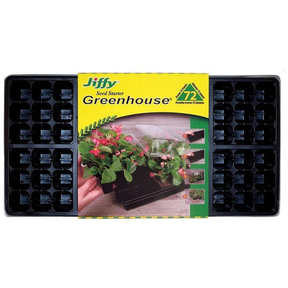Jiffy Seed Start Greenhouse Kit Superthrive (72 Cell)