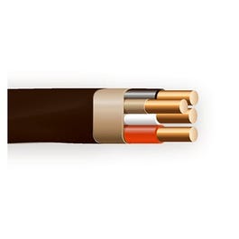 Non-Metallic Romex  Sheathed Cable With Ground,  Copper, 6/3, 90-Ft.