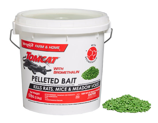 Motomco Tomcat with Bromethalin Pelleted Bait (22 Count Pail)