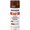 Rust-Oleum Stops Rust Advanced Protective Enamel Spray Paint (Gloss Leather Brown, 12 oz)