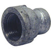 Pipe Fitting, Galvanized Reducing Coupling, 3/4 x 3/8-In.