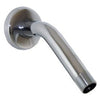 1/2-Inch Male Pipe Thread x 6-Inch Chrome Shower Arm & Flange With Wall Flange