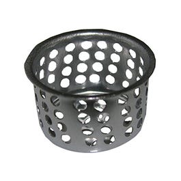 Crumb Cup Strainer, Chrome Plated, 1-In.