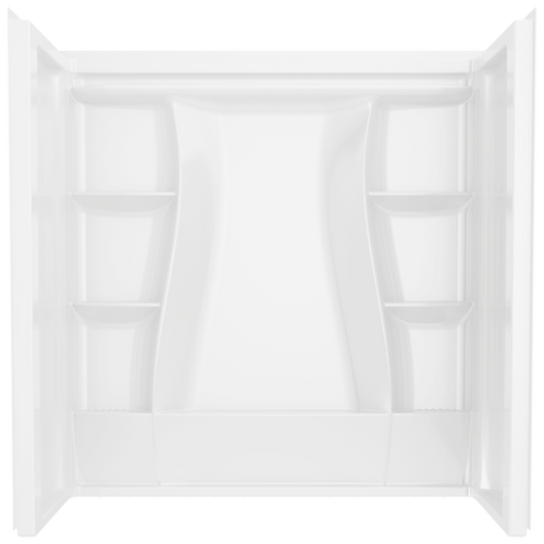 Delta 60X32 Classic 500 Bathtub Wall In High Gloss White