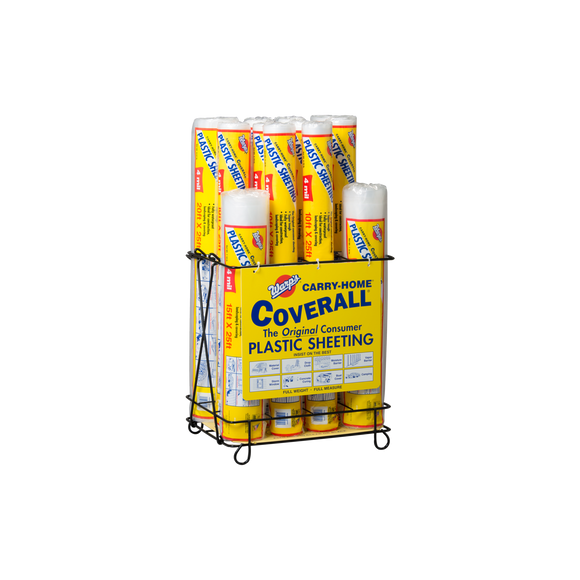 Warp Brothers Carry-Home® Coverall® Consumer Plastic Sheeting 20 ft W X 50 ft L 4 Mil (20' x 50' x 4mil, Clear)