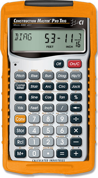 Calculated Industries 4080 Construction Master Pro Trigonometric Calculator