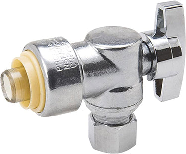 ANGLE VALVE 1/2 PF X 3/8 OD CHROME