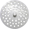 Lasco 3 In. Dia White Plastic Fit-All Disposer Strainer