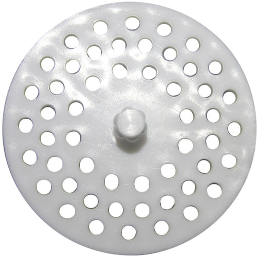 Lasco 3 In. Dia White Plastic Fit-All Disposer Strainer