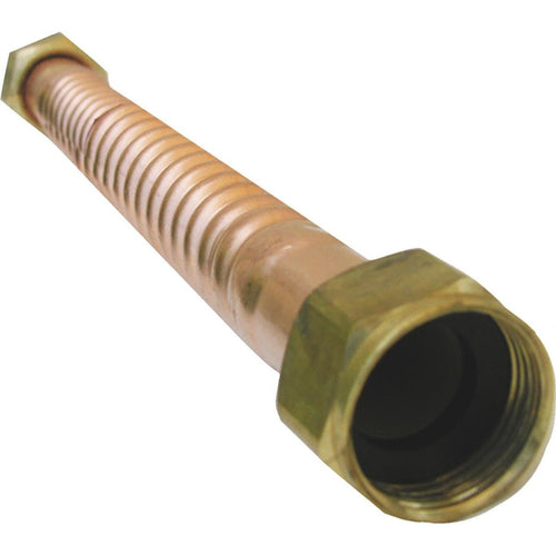 Lasco 3/4 FIP X 3/4 FIP X 18 In. L Corrugated Copper Water Heater Connector