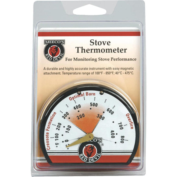 Meeco's Red Devil Porcelain Steel Stove Thermometer