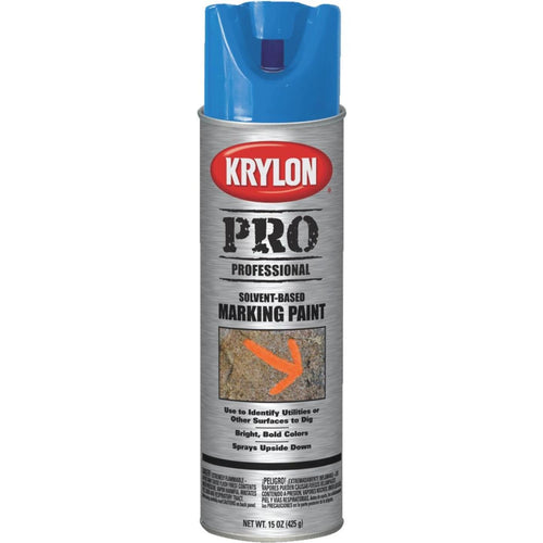 Krylon APWA Blue 15 Oz. Inverted Marking Spray Paint