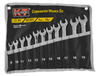 K-T Industries 11 PC MM Combination Wrench Set