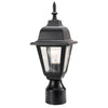 Design House Maple Street Outdoor Die-Cast Light Fixture in Black  16-Inch by 6-Inch